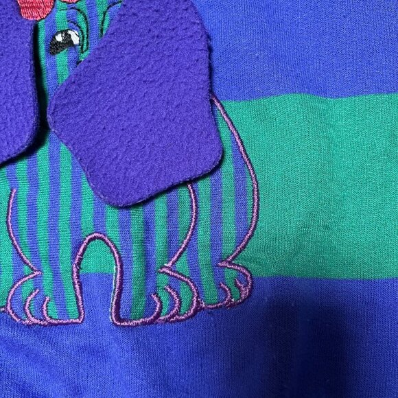 Miniwaves Vintage Puppy Sweater Size 4 - Picture 4 of 7